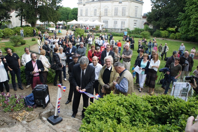 inauguration de la gloriette du parc de Beausjour