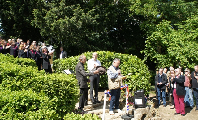 inauguration de la gloriette du parc de Beausjour