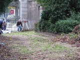 L'quipe des gomtres des Jardiniers de Beausjour au travail